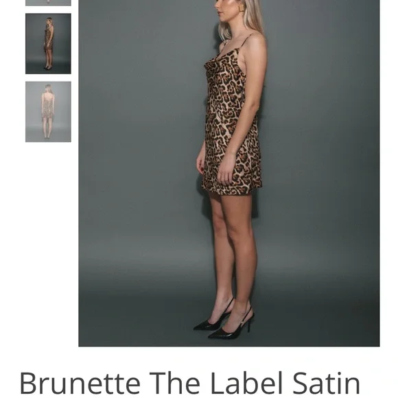 Brunette The Label Animal Print Dress - Picture 3 of 7